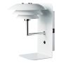 VÄGGLAMPA DYBERG LARSEN DL20 USB-HYLLA Ø20 CM VIT