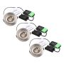 DOWNLIGHT LUMINANS CHESTER 3X7W NICKEL 3-PACK