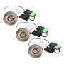 DOWNLIGHT LUMINANS CHESTER 3X7W MÄSSING 3-PACK