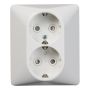 VÄGGUTTAG 2-VÄGS JORDAT JUSS MAX 16 A/25