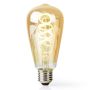 LJUSKÄLLA NEDIS WIFI SMART LED VARM/KALL FILAMENT E27 DROPPE