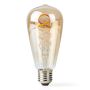 LJUSKÄLLA NEDIS WIFI SMART LED VARM/KALL FILAMENT E27 DROPPE
