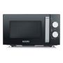 MIKROVÅGSUGN SEVERIN KERAMIKBOTTEN SVART/ROSTFRITT STÅL 800W