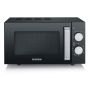MIKROVÅGSUGN SEVERIN KERAMIKBOTTEN SVART/ROSTFRITT STÅL 800W