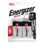 BATTERI ENERGIZER ALKALINE MAX BP2  9V 