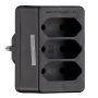 GRENPROPP VOLTOMAT 3-VÄG 250V OJORDAD SVART