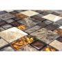 MOSAIK OPTIC MIX BEIGE/BROWN 30X30CM PRIS PER ARK