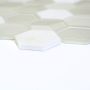 MOSAIK WELSCHEIT HEXAGON CRYSTAL/STONE 3D VIT 26X30CM PRIS PER ARK
