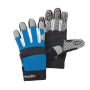 TRÄDGÅRDSHANDSKE GARDOL BLÅ MED KARDBORREBAND STRL 8