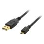 USB-A 2.0 - USB-MICRO, 2M LADDNING/DATAÖ