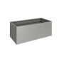 ODLINGSBÄDD BIOHORT METALLIC 77X102X201CM KVARTSGRÅ