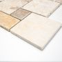 MOSAIK NATURSTEN TRAVERTINE BEIGE 30X30CM PRIS PER ARK
