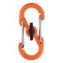 S-KARBINHAKE MED MICROLOCK PLAST ORANGE