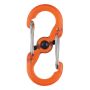 S-KARBINHAKE MED MICROLOCK PLAST ORANGE