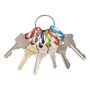 NYCKELRING SILVER/MULTIFÄRGAD