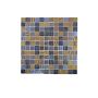 MOSAIK SQUARE MIX BLACK/ANTRACIT 31,5X31,5CM PRIS PER ARK