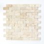 MOSAIK WELSCHEIT BRICK SPLITFACE CHIARO TRAVERTINE 30X30CM PRIS PER ARK
