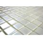 MOSAIK WELSCHEIT SQUARE WHITE METALLIC 31,5X31,5 CM PRIS PER ARK