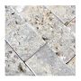 MOSAIK SPLITFACE NATURSTEN SILVER TRAVERTINE 3D 30,8X30,8CM PRIS PER ARK