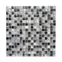 MOSAIK WELSCHEIT SQUARE GLAS/STEN GRÅ 30,5X30,5CM PRIS PER ARK