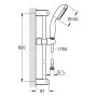 DUSCHSET GROHE NEW TEMPESTA 100