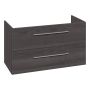 TVÄTTSTÄLLSSKÅP SCANBAD MULTO 2 LÅDOR PINE GREY 105 CM