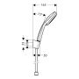 HANDDUSCH HANSGROHE CROMA 100 VARIO KROM