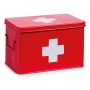 MEDICINLÅDA ZELLER METALL 32X19,5CM RÖD 