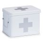 MEDICINLÅDA ZELLER METALL 22,5X16,5CM VIT