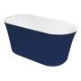 BADKAR SWEBAD YSTAD FRISTÅENDE 157CM BLÅ 