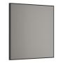 SPEGEL CAMARGUE SOT SVART RAM 80X80CM