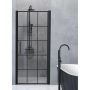 DUSCHDÖRR CAMARGUE SKÄRGÅRD SVART RAM NISCH 90CM