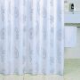 DUSCHDRAPERI FLOWER SILVER 180X200CM