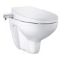 VÄGGHÄNGD TOALETT GROHE BAU MED BIDÉSITS VIT 