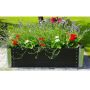 PLANTERINGSLÅDA PLUS PIPE SVART 140X80X36 CM