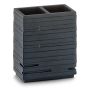 TANDBORSTHÅLLARE ZELLER 10X6X11,5CM SVART