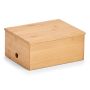 FÖRVARINGSASK ZELLER MED SPEGEL 25X19X11,2CM BAMBU