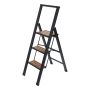 TRAPPSTEGE WENKO 3-STEG 44X127X5,5CM SVART
