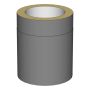 SKORSTENSMODUL SAFEPIPE Ø150 185MM HALVISOLERAD GRÅ