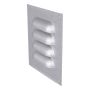 VENTILGALLER FLEXIT FLAT STÅL 100X100 MM