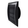 VENTILGALLER FLEXIT MW100 SVART Ø100MM