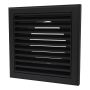 VENTILGALLER FLEXIT PS PLAST SVART Ø100MM