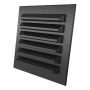 VENTILGALLER FLEXIT M RAM SVART 180X180MM