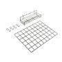 ANSLAGSTAVLA MILLEX ORGANIZER 42X30CM MATTSVART