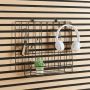ANSLAGSTAVLA MILLEX ORGANIZER 42X30CM MATTSVART