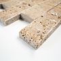 MOSAIK WELSCHEIT SPLITFACE TRAVERTINE NOCE 3D 30X30CM PRIS PER ARK