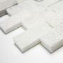 MOSAIK SPLITFACE SUGAR MARBLE 3D BRICK 2,3X4,8CM PRIS PER ARK
