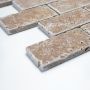 MOSAIK WELSCHEIT INULA NOCHE BRICK 30,5X30,5CM PRIS PER ARK