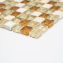 MOSAIK WELSCHEIT GLOBE CRYSTAL/MARMOR MIX BEIGE PRIS PER ARK