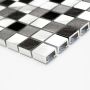 MOSAIK WELSCHEIT AVANTGARDE ALU/SVART 1,5X1,5CM PRIS PER ARK